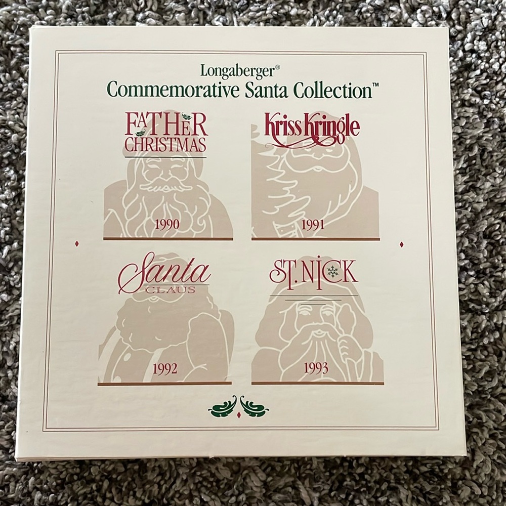 Longaberger Commemorative Santa Collection - new in box